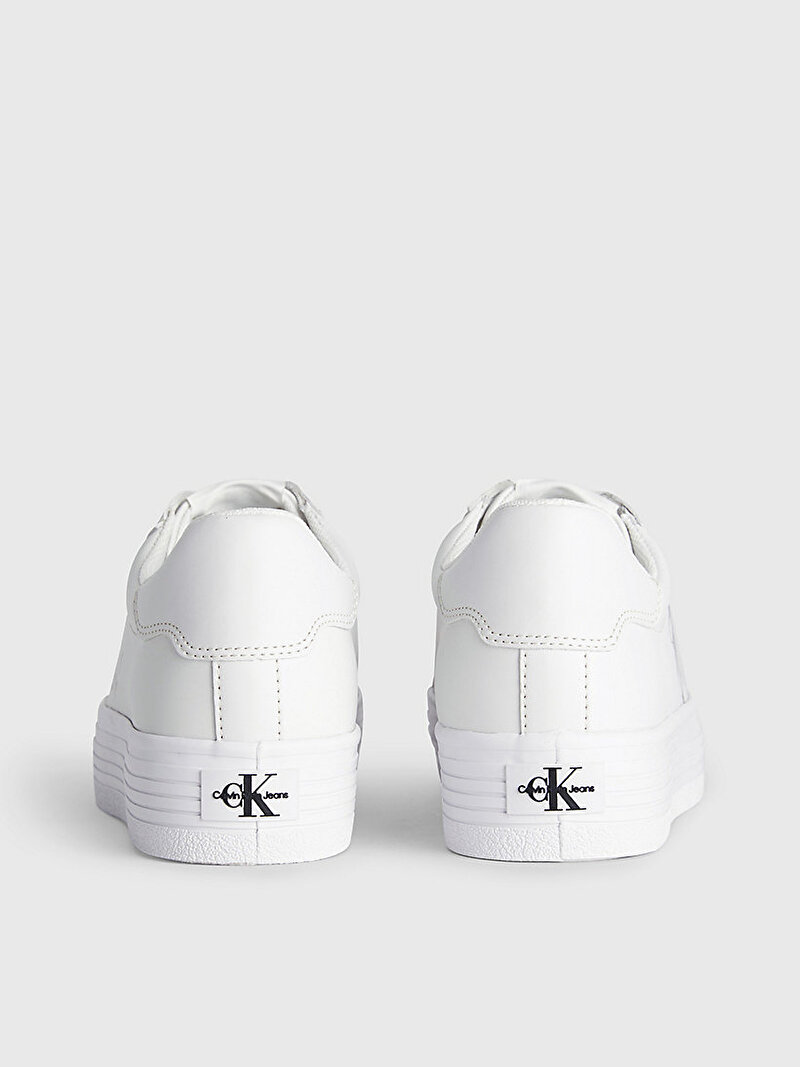 Calvin Klein Beyaz Renkli Kadın Vulcanized Lace Up Sneaker