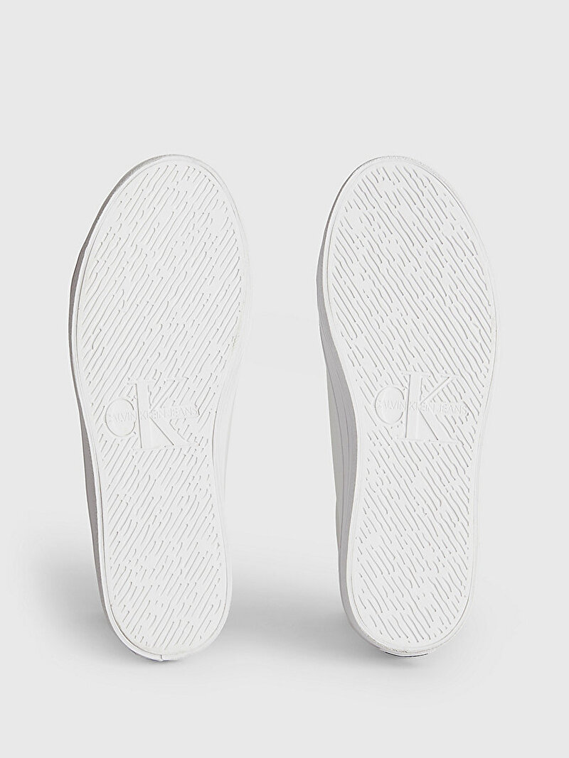 Calvin Klein Beyaz Renkli Kadın Vulcanized Lace Up Sneaker