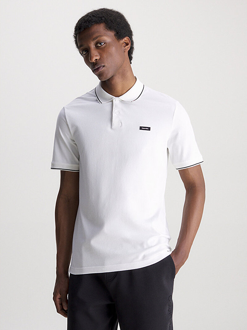 Erkek Stretch Pique Polo T-Shirt