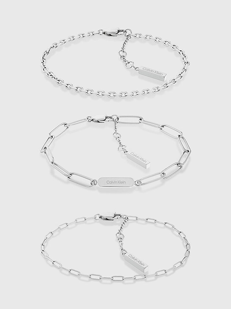 Calvin Klein Gümüş Renkli Kadın Chain Bileklik