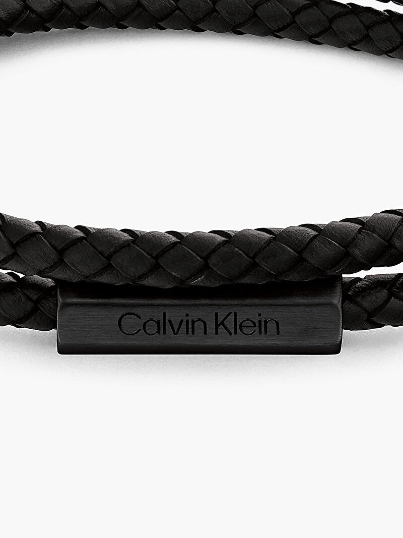 Calvin Klein Siyah Renkli Erkek Latch Bileklik