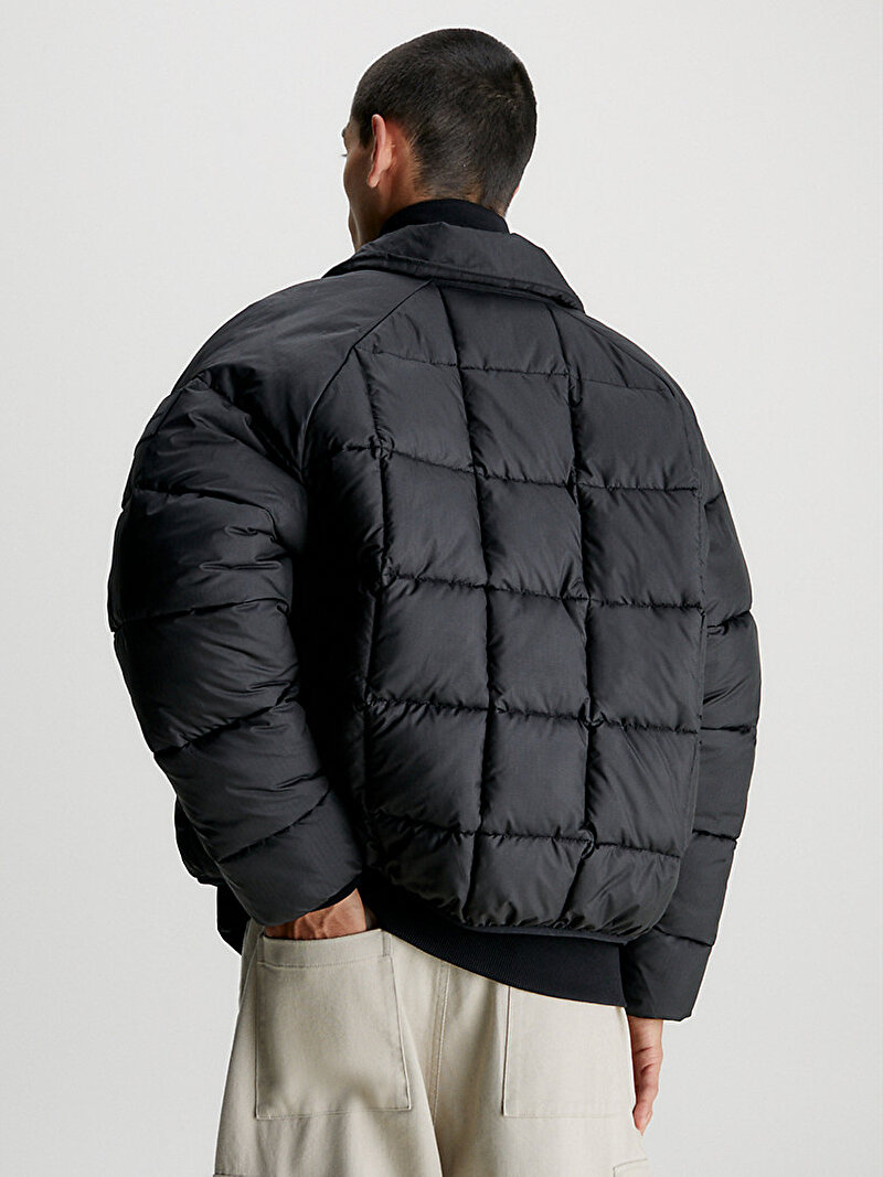 Calvin Klein Siyah Renkli Erkek Prem Essentials Padded Ceket