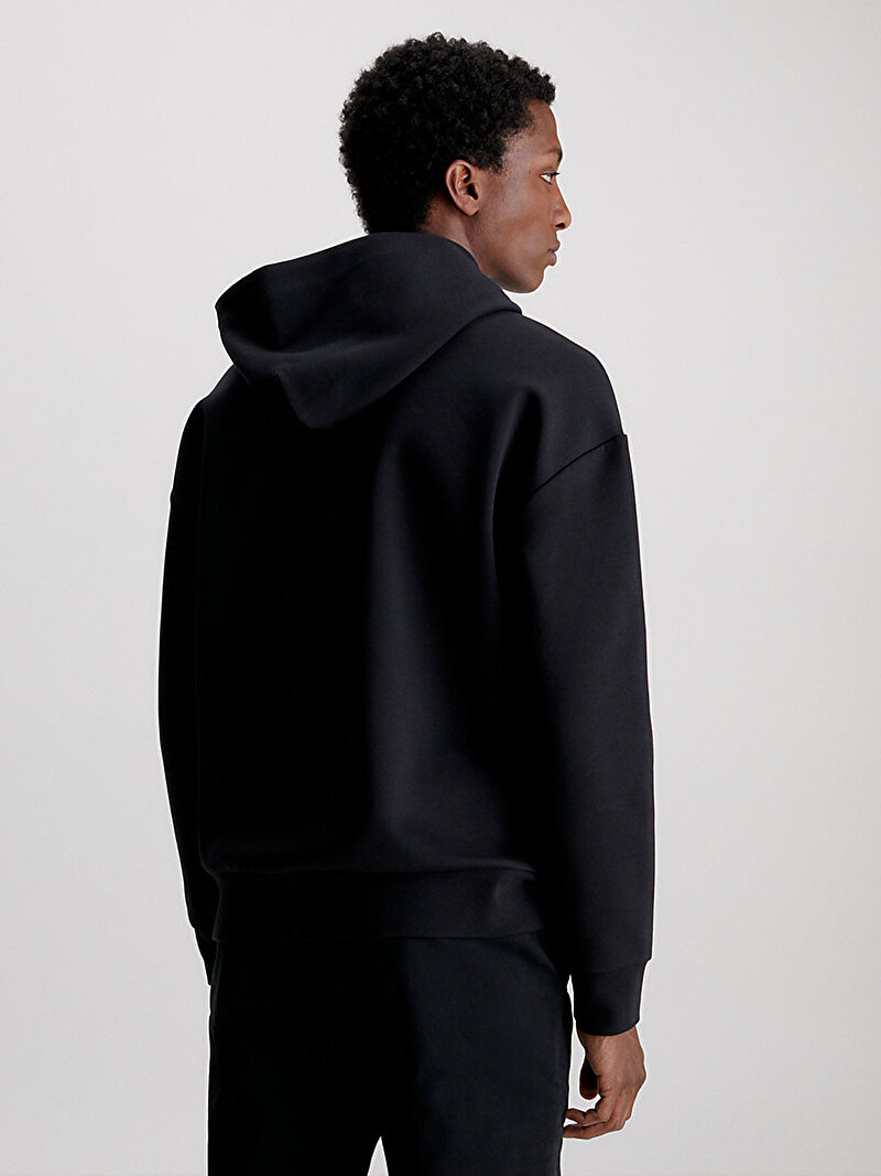 Calvin Klein Siyah Renkli Erkek Embossed Logo Comfort Sweatshirt