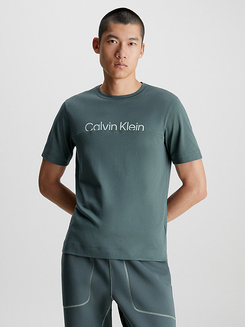 Calvin Klein Mavi Renkli Erkek Performance T-Shirt
