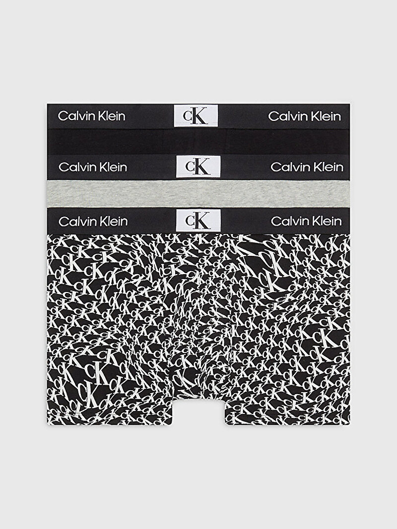 Calvin Klein Çok renkli Renkli Erkek 3'Lü Trunk Boxer Seti