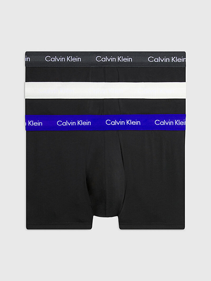 Erkek 3'Lü Low Rise Trunk Boxer Seti