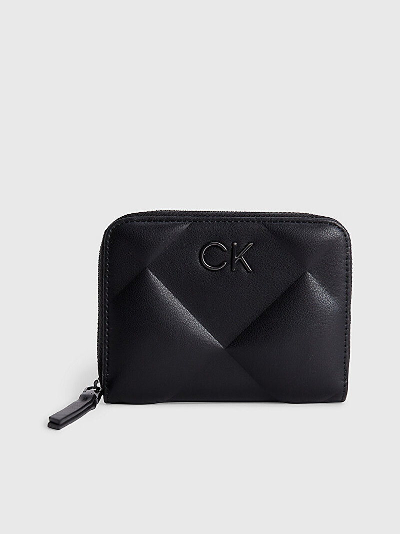 Calvin Klein Siyah Renkli Kadın Re-Lock Quilt Cüzdan