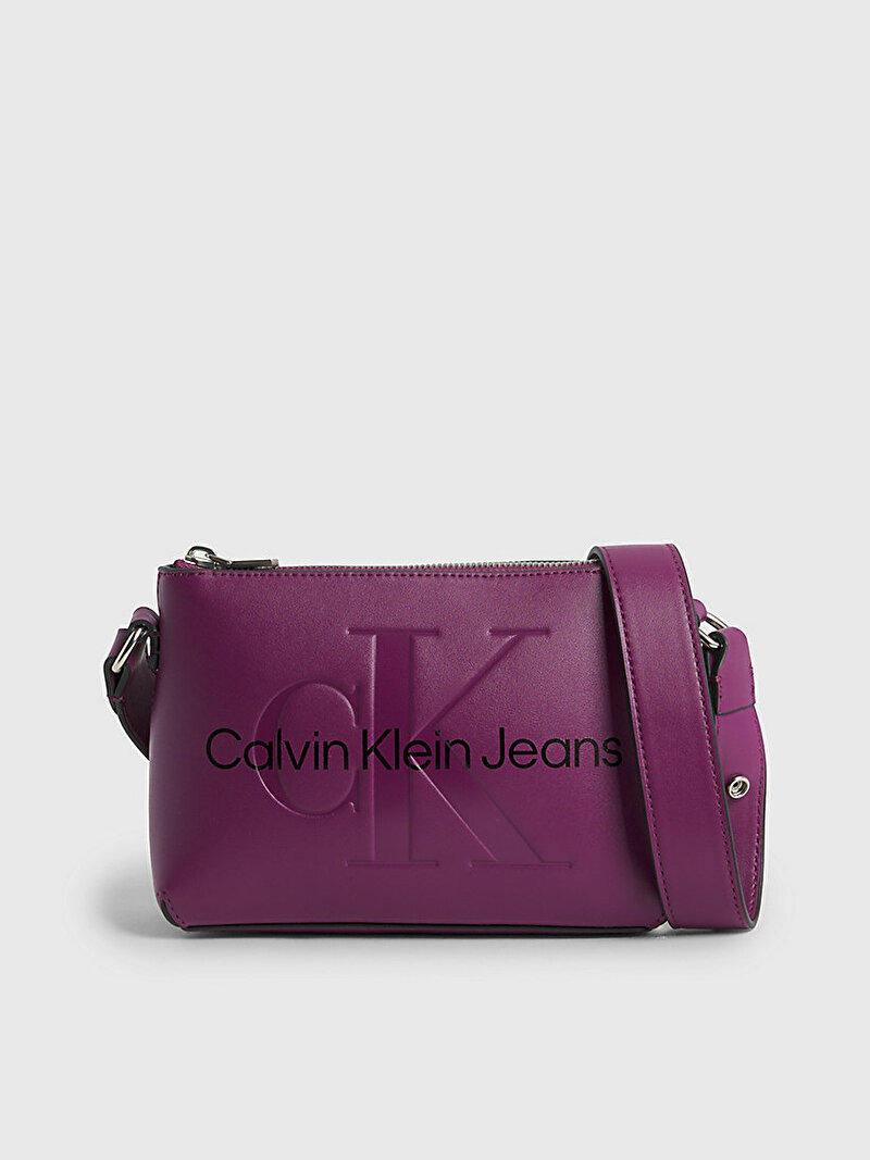 Calvin Klein Mor Renkli Kadın Sculpted Kamera Çanta