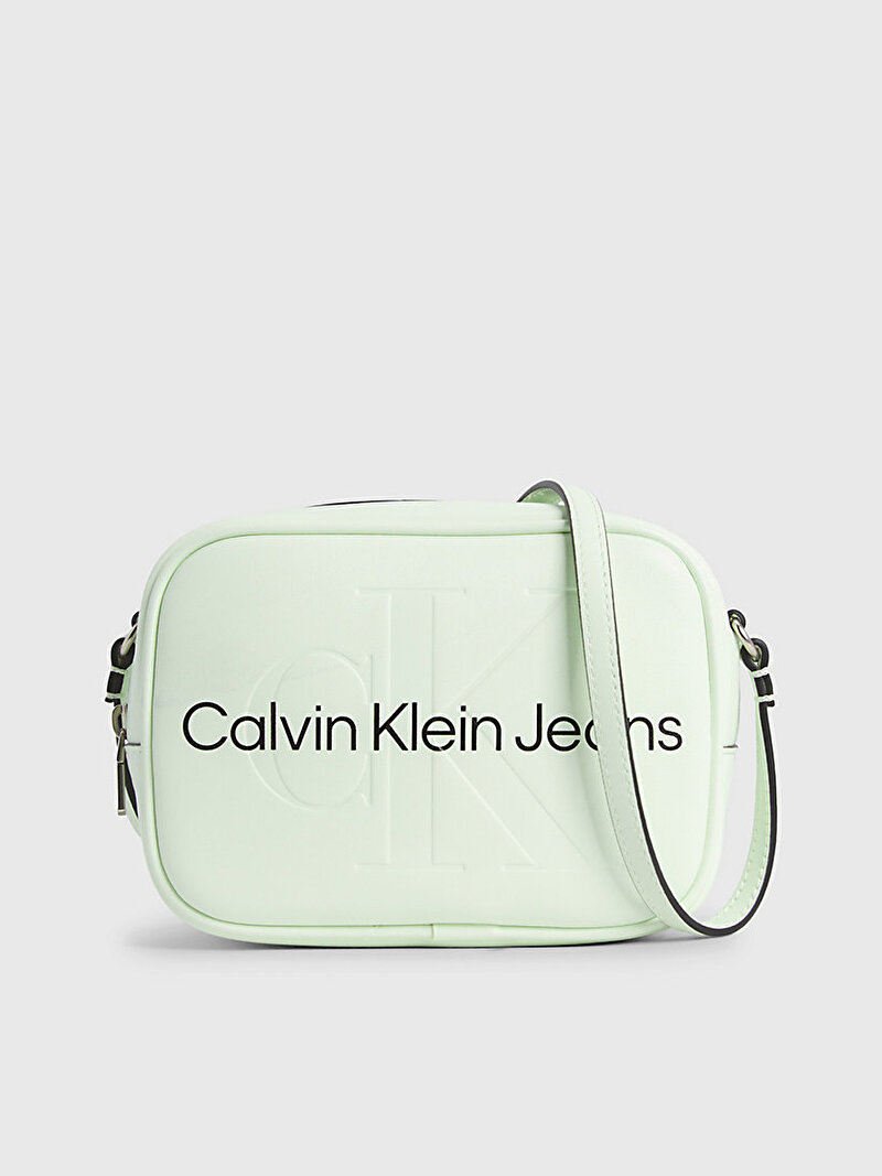 Calvin Klein Yeşil Renkli Kadın Sculpted Kamera Çanta