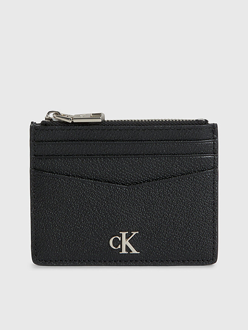 Calvin Klein Siyah Renkli Erkek Mono Logo Kartlık