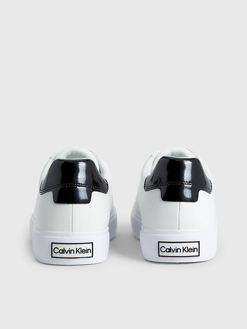 Calvin Klein Beyaz Renkli Kadın Vulcanized Lace Up Sneaker