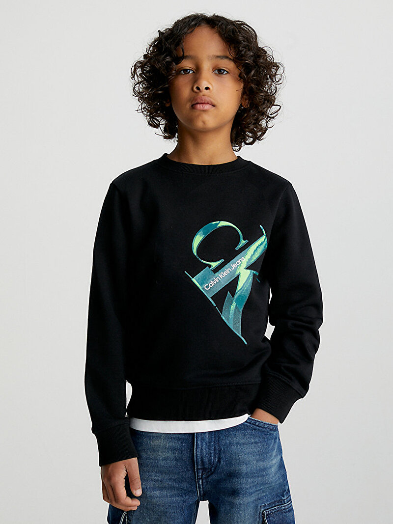 Erkek Çocuk Hyper Real Monogram Sweatshirt