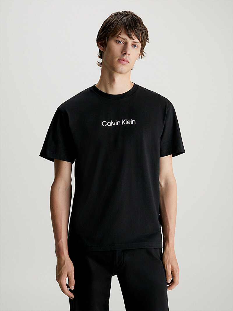 Calvin Klein Siyah Renkli Erkek Hero Logo Comfort T-Shirt