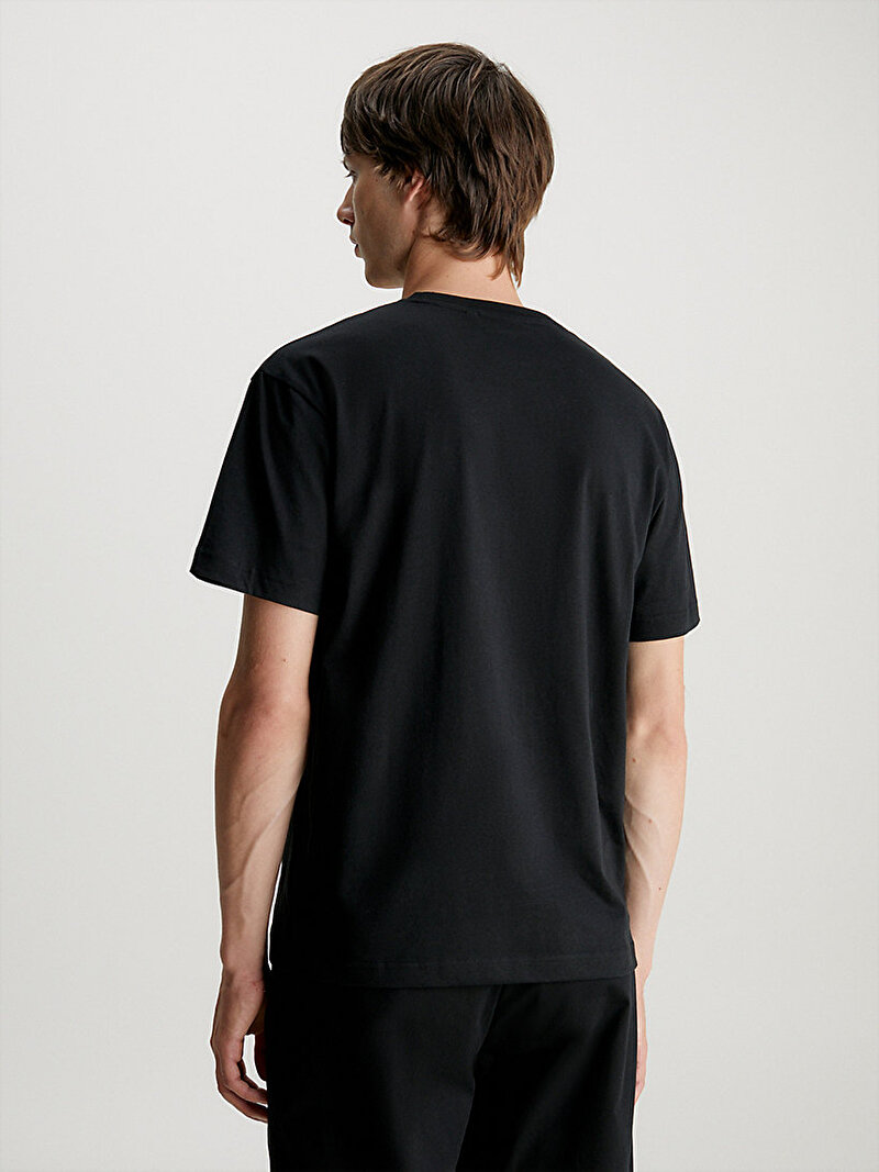 Calvin Klein Siyah Renkli Erkek Hero Logo Comfort T-Shirt
