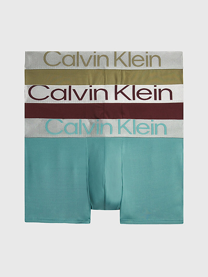 Erkek 3'Lü Low Rise Trunk Boxer Seti