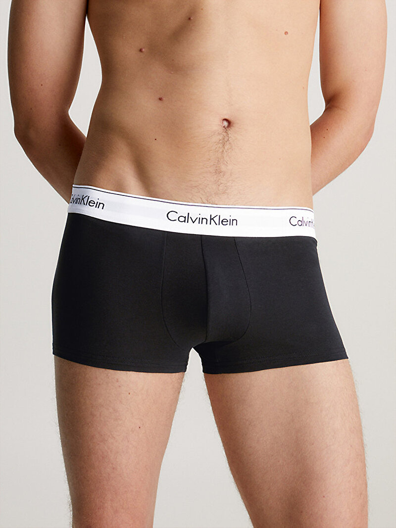 Calvin Klein Siyah Renkli Erkek 3'Lü Low Rise Trunk Boxer Seti