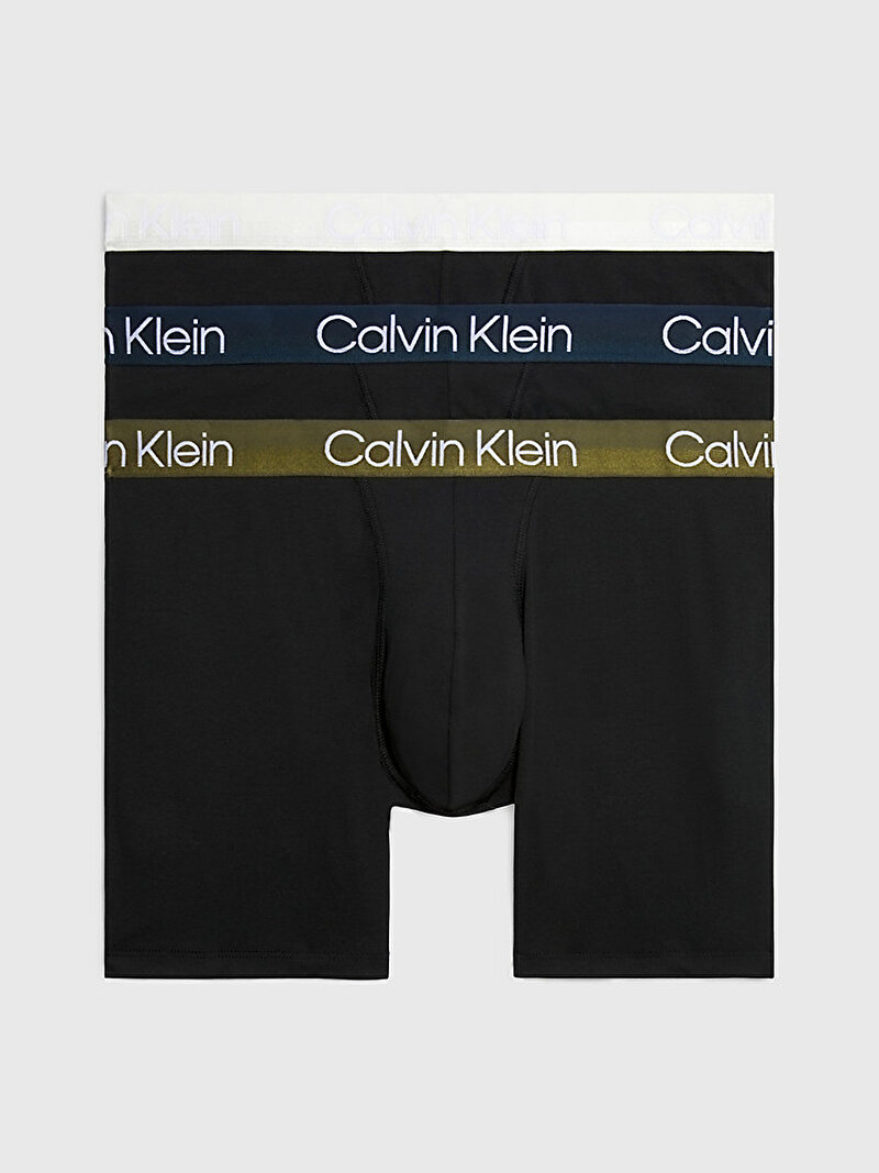 Calvin Klein Siyah Renkli Erkek 3'Lü Boxer Brief Seti