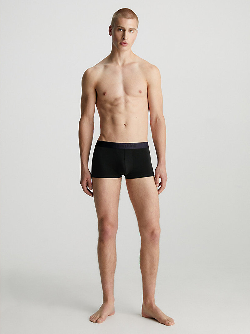 Calvin Klein Siyah Renkli Erkek 3'Lü Low Rise Trunk Boxer Seti