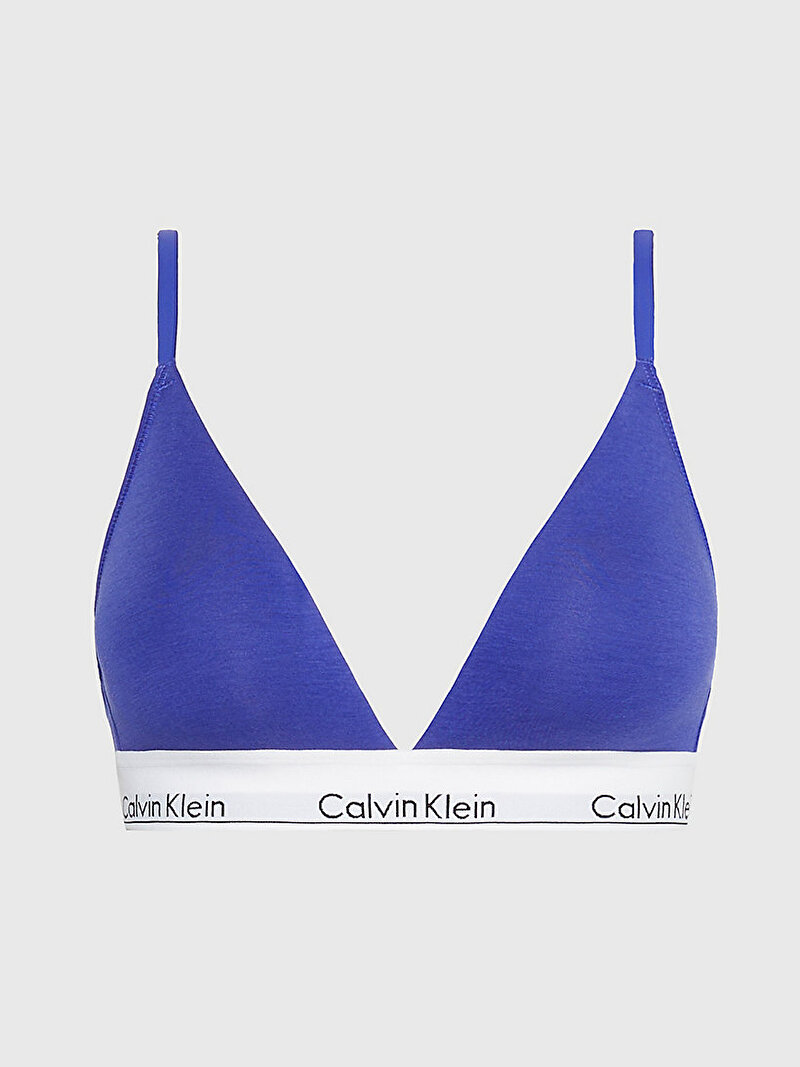 Calvin Klein Mavi Renkli Kadın Light Lined Üçgen Bralet