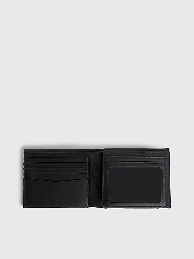 Calvin Klein Siyah Renkli Erkek Monogram Soft Trifold Cüzdan
