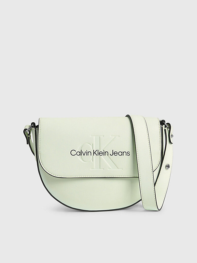 Calvin Klein Yeşil Renkli Kadın Sculpted Saddle Çanta