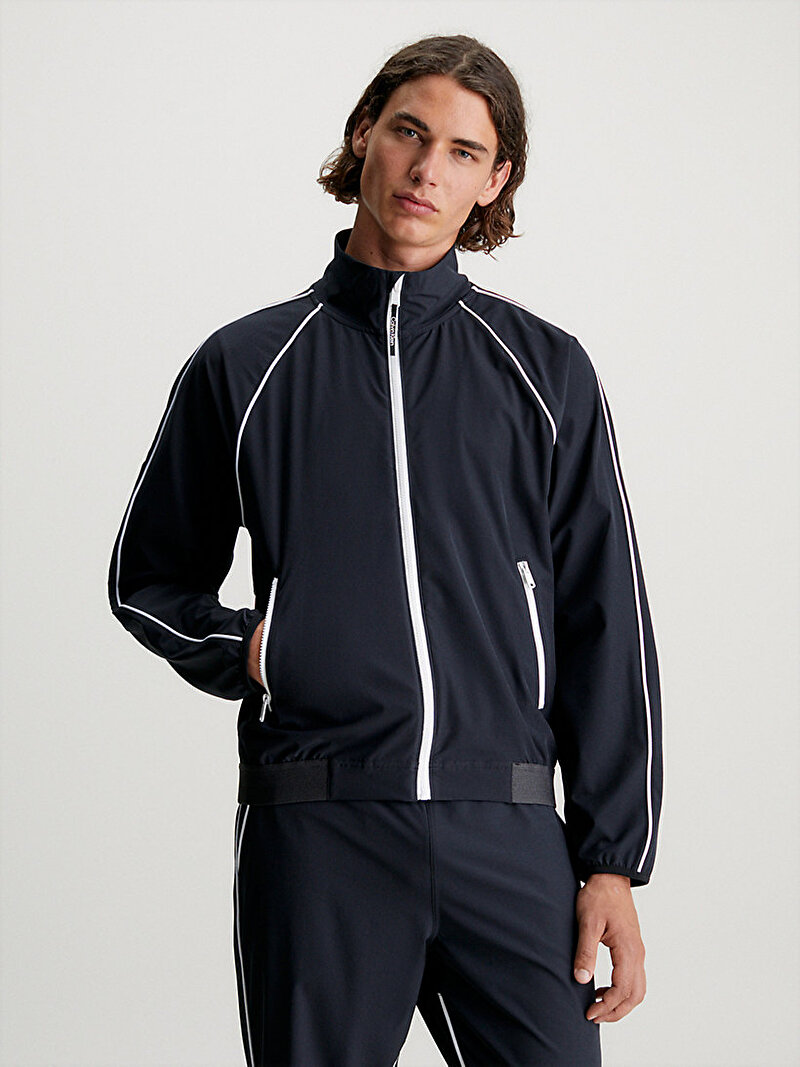 Calvin Klein Siyah Renkli Erkek Woven Rüzgarlık