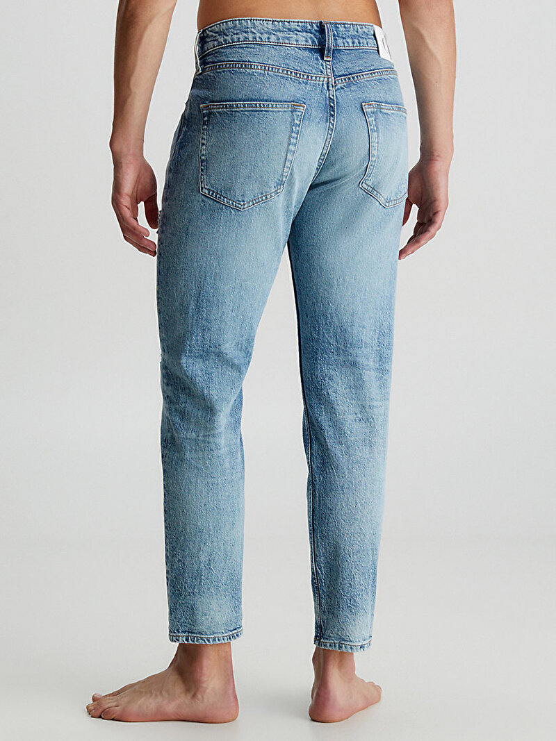 Calvin Klein Mavi Renkli Erkek Dad Jean Pantolon