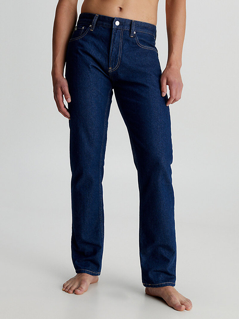 Calvin Klein Mavi Renkli Erkek Authentic Straight Jean Pantolon