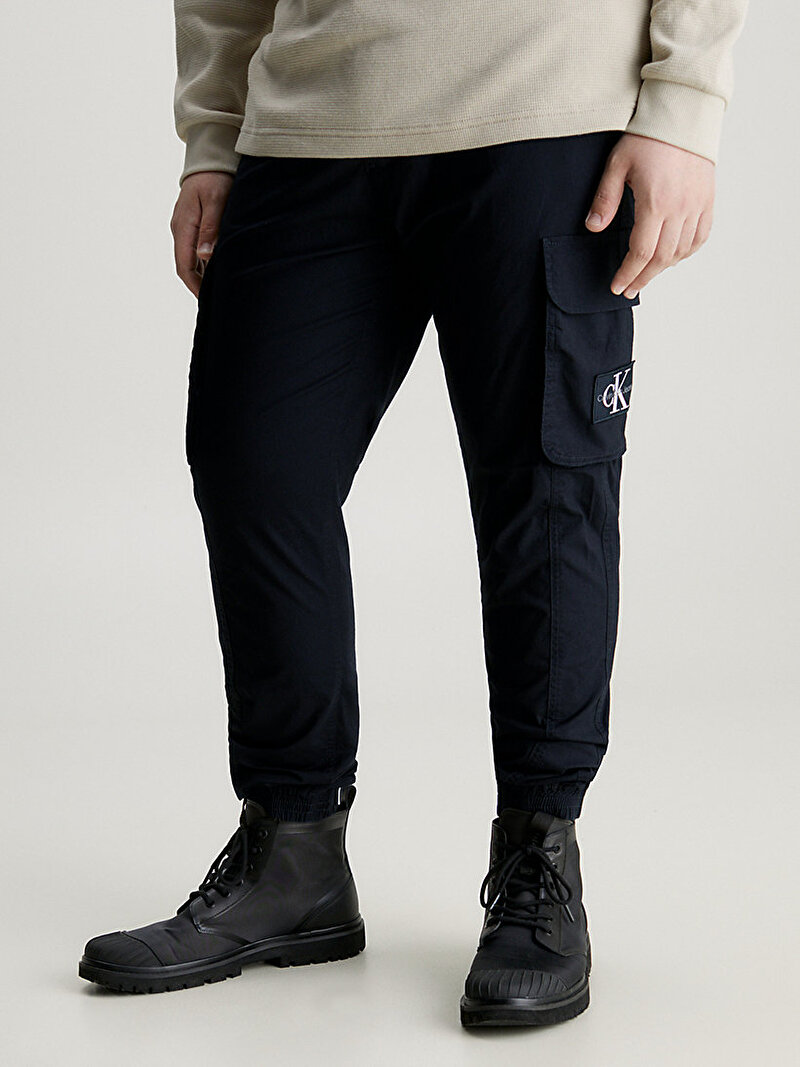 Calvin Klein Siyah Renkli Erkek Skinny Washed Cargo Pantolon
