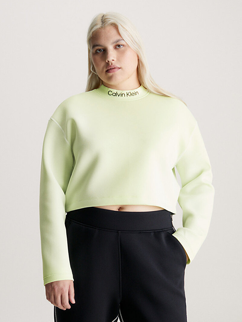 Calvin Klein Yeşil Renkli Kadın Sweatshirt