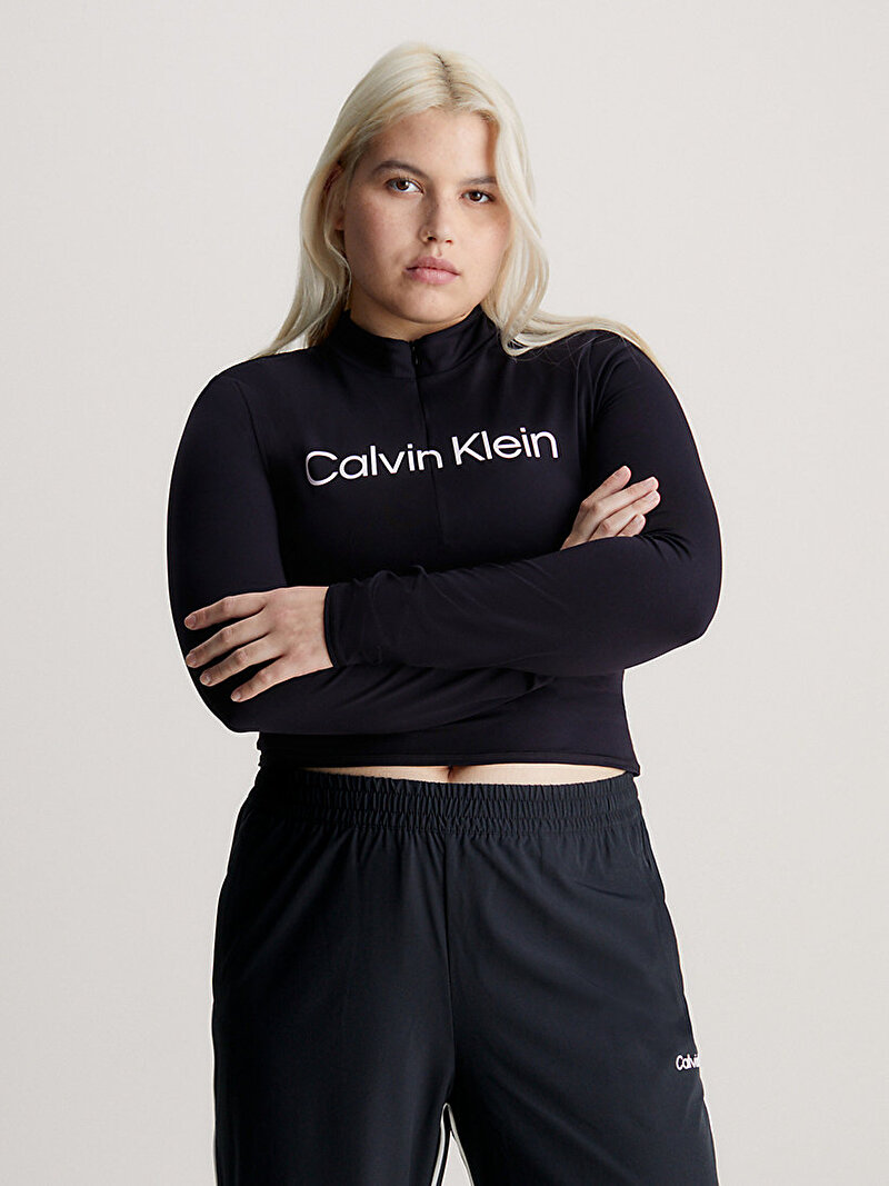 Calvin Klein Siyah Renkli Kadın Uzun Kollu T-Shirt