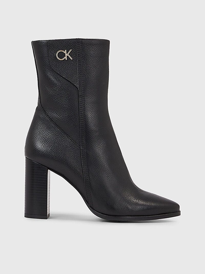 Calvin Klein Siyah Renkli Kadın Cup Heel Ankle Bot