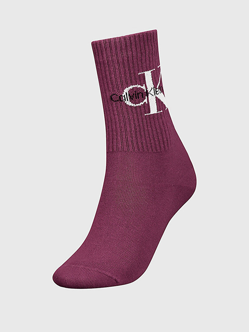 Calvin Klein Mor Renkli Kadın CKJ Çorap