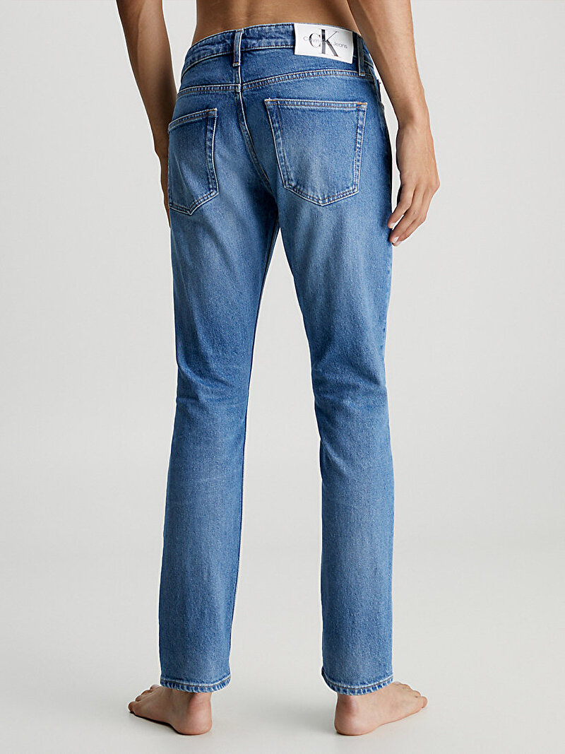 Calvin Klein Mavi Renkli Erkek Slim Fit Jean Pantolon