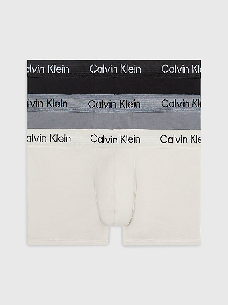 Calvin Klein Çok renkli Renkli Erkek 3'Lü Trunk Boxer Seti