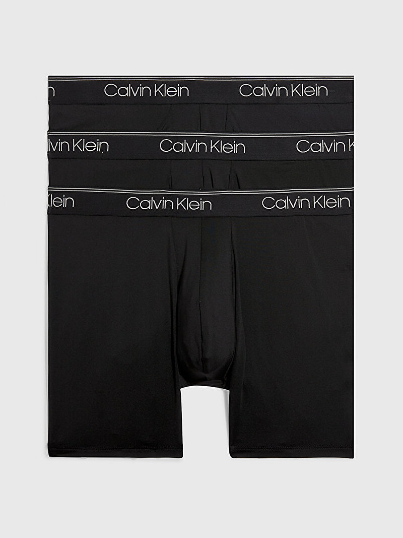Calvin Klein Siyah Renkli Erkek 3'Lü Boxer Brief Seti