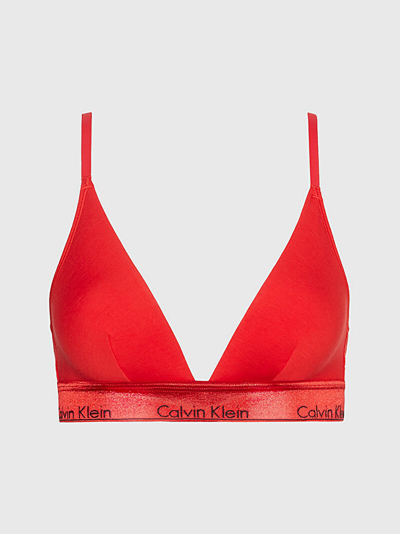 Calvin Klein Kırmızı Renkli Kadın Unlined Üçgen Bralet