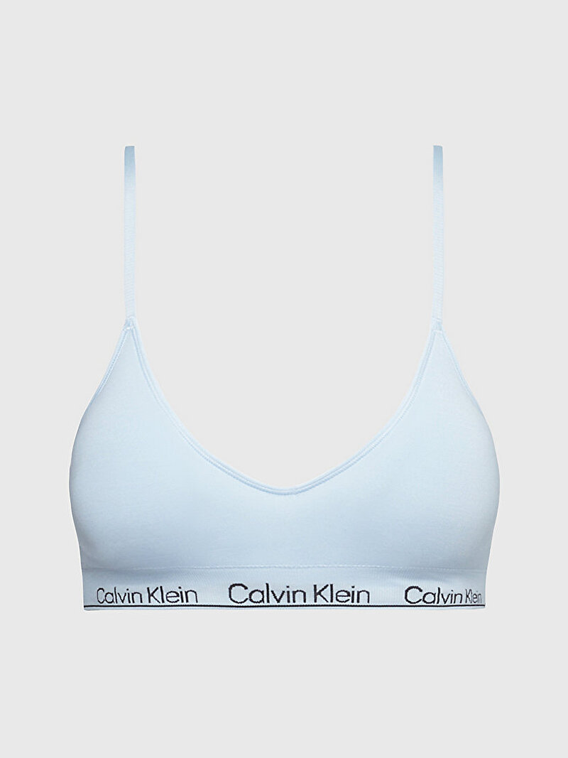 Calvin Klein Mavi Renkli Kadın Light Lined Üçgen Bralet