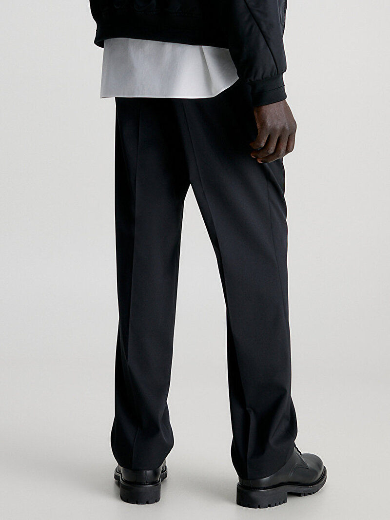 Calvin Klein Siyah Renkli Erkek Travel Gabardıne Str, Beh