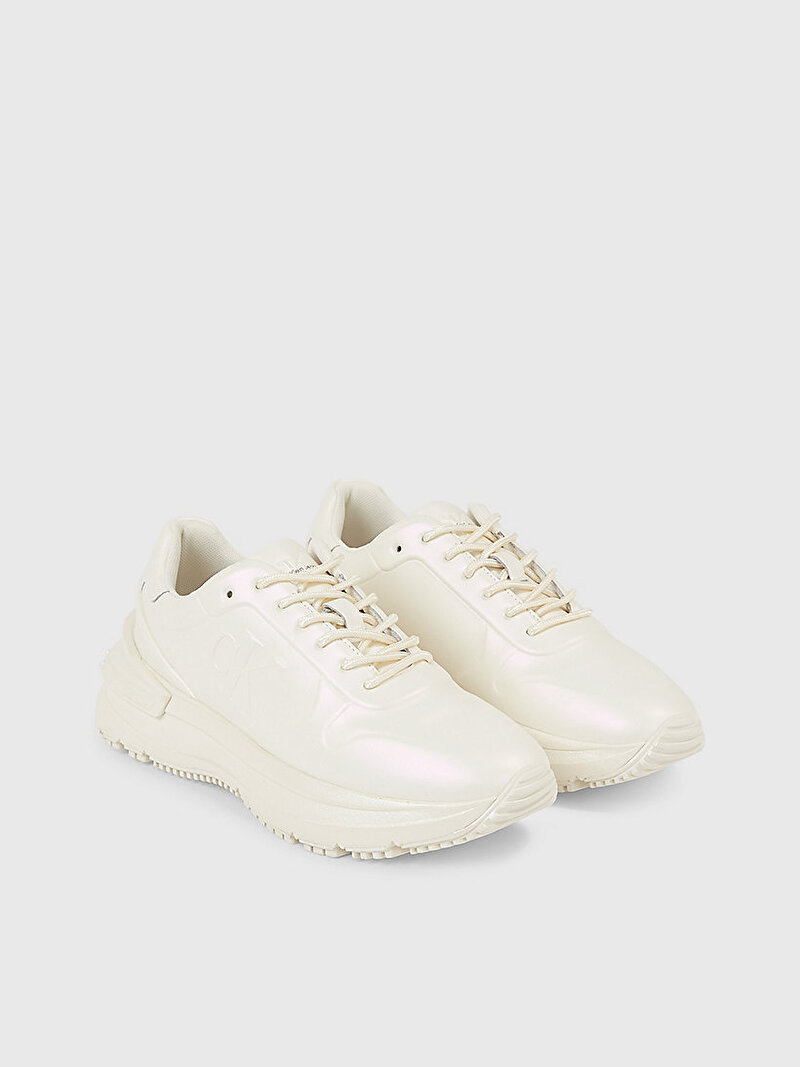 Calvin Klein Beyaz Renkli Kadın Chunky Runner Sneaker