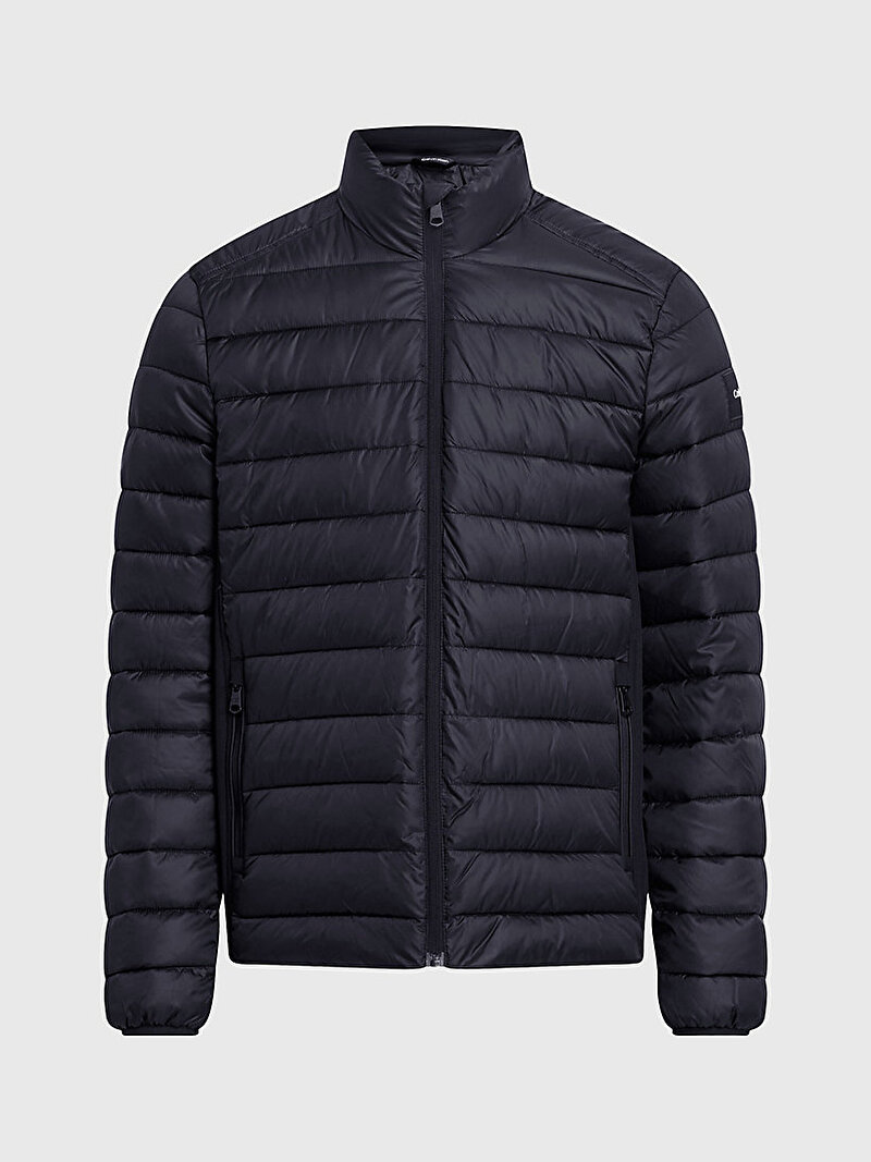 Calvin Klein Siyah Renkli Erkek Recycled Puffer Mont