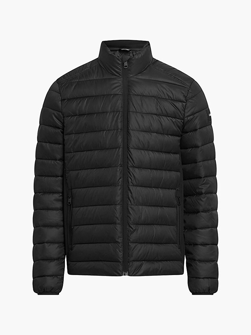 Calvin Klein Siyah Renkli Erkek Recycled Puffer Mont