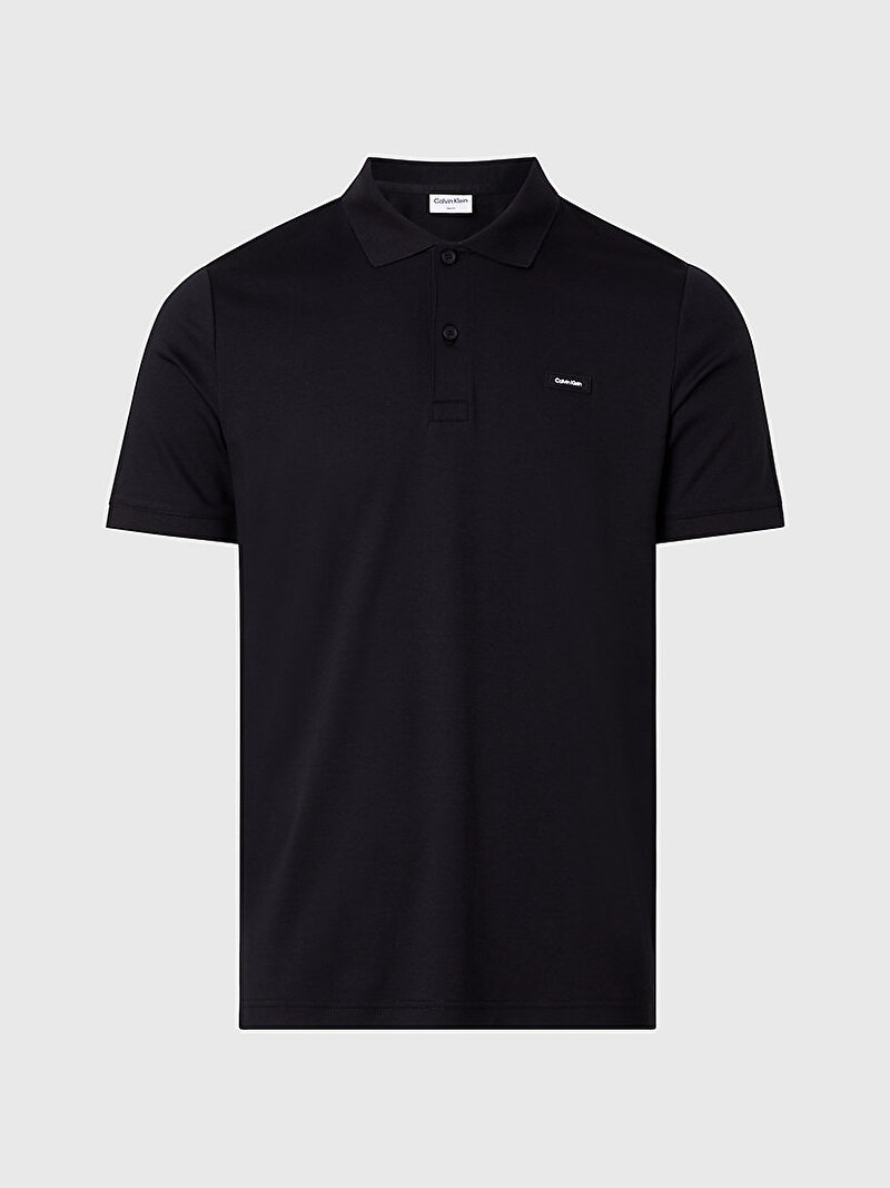 Calvin Klein Siyah Renkli Erkek Smooth Cotton Slim Polo T-Shirt