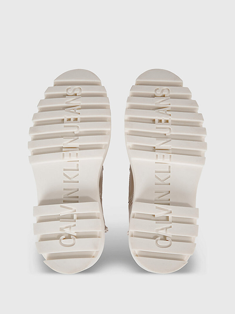 Calvin Klein Bej Renkli Kadın Chunky Lace Up Bot