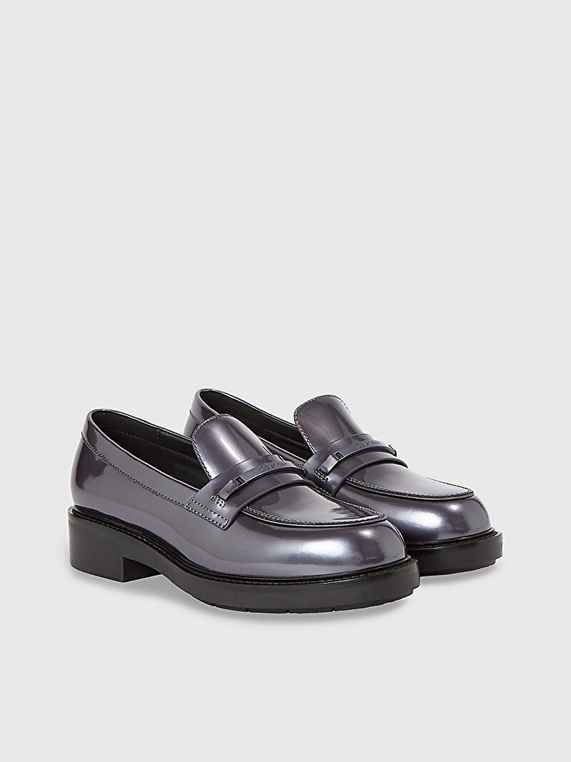Calvin Klein Siyah Renkli Kadın Rubber Sole Loafer Ayakkabı