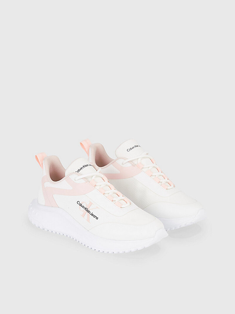 Calvin Klein Beyaz Renkli Kadın Eva Runner Low Top Sneaker