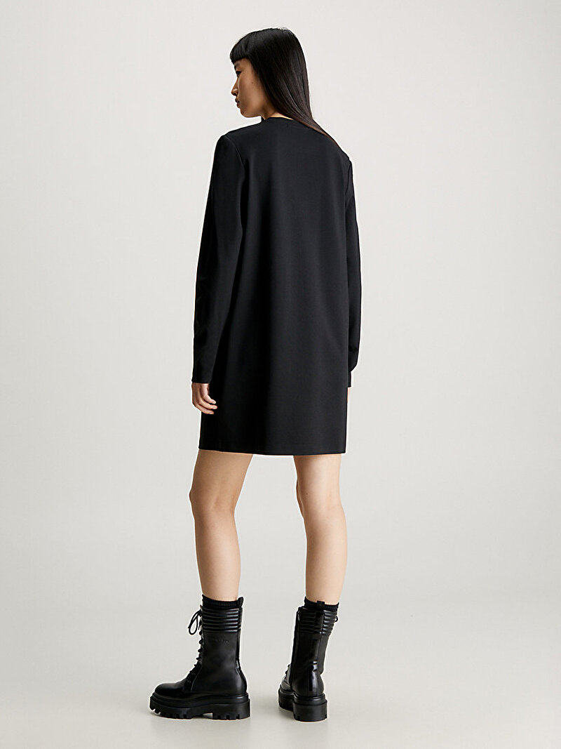 Calvin Klein Siyah Renkli Kadın Monologo Milano Elbise