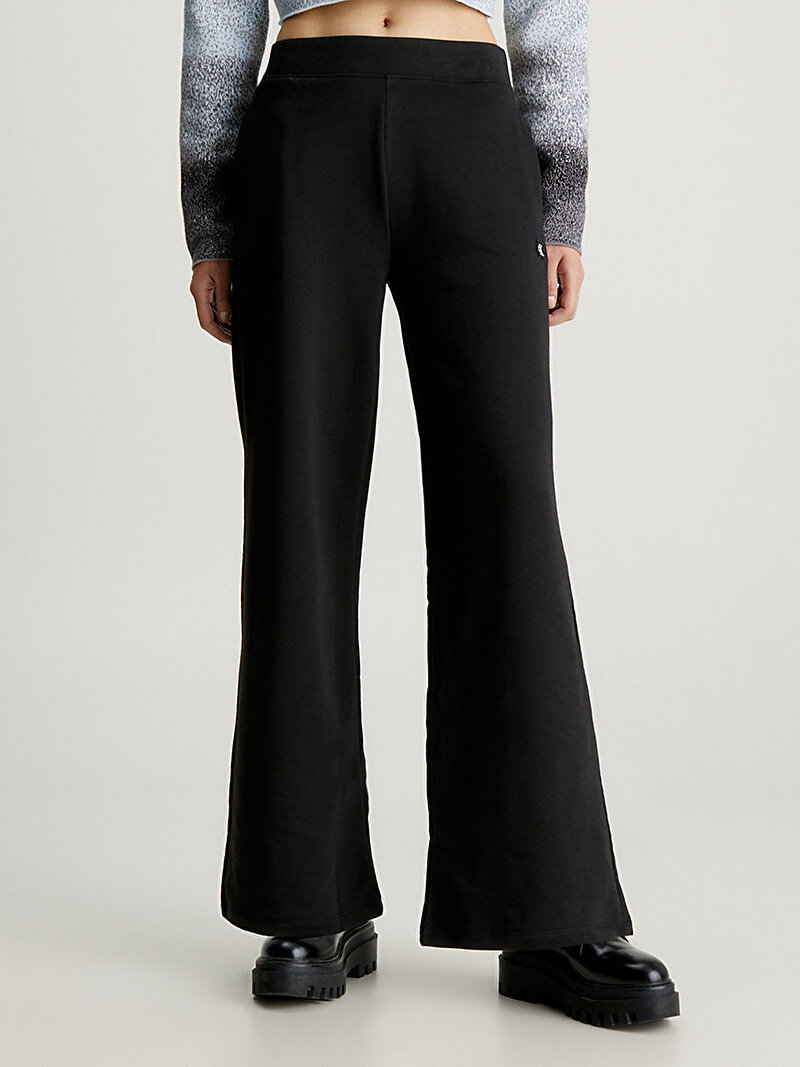 Calvin Klein Siyah Renkli Kadın Ck Embro Badge Knit Eşofman Altı