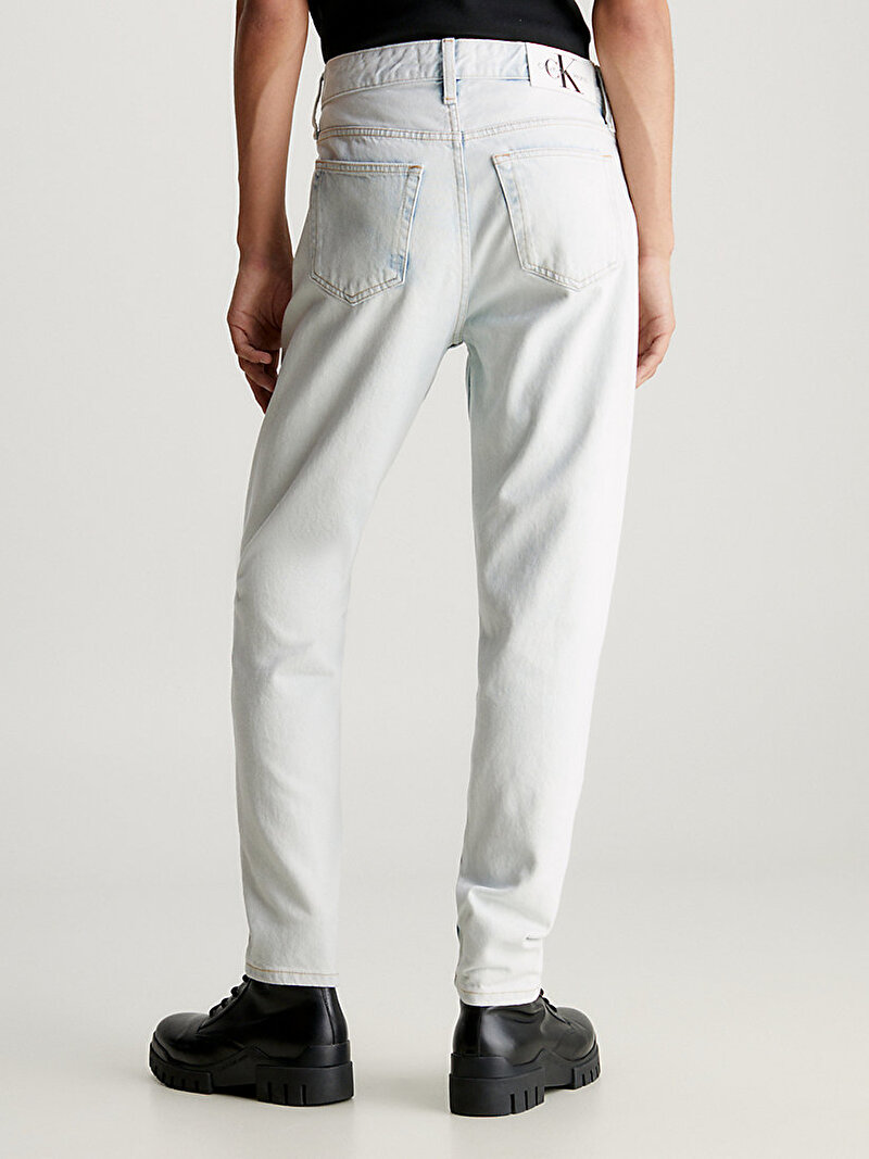 Calvin Klein Mavi Renkli Erkek Regular Tapered Jean Pantolon