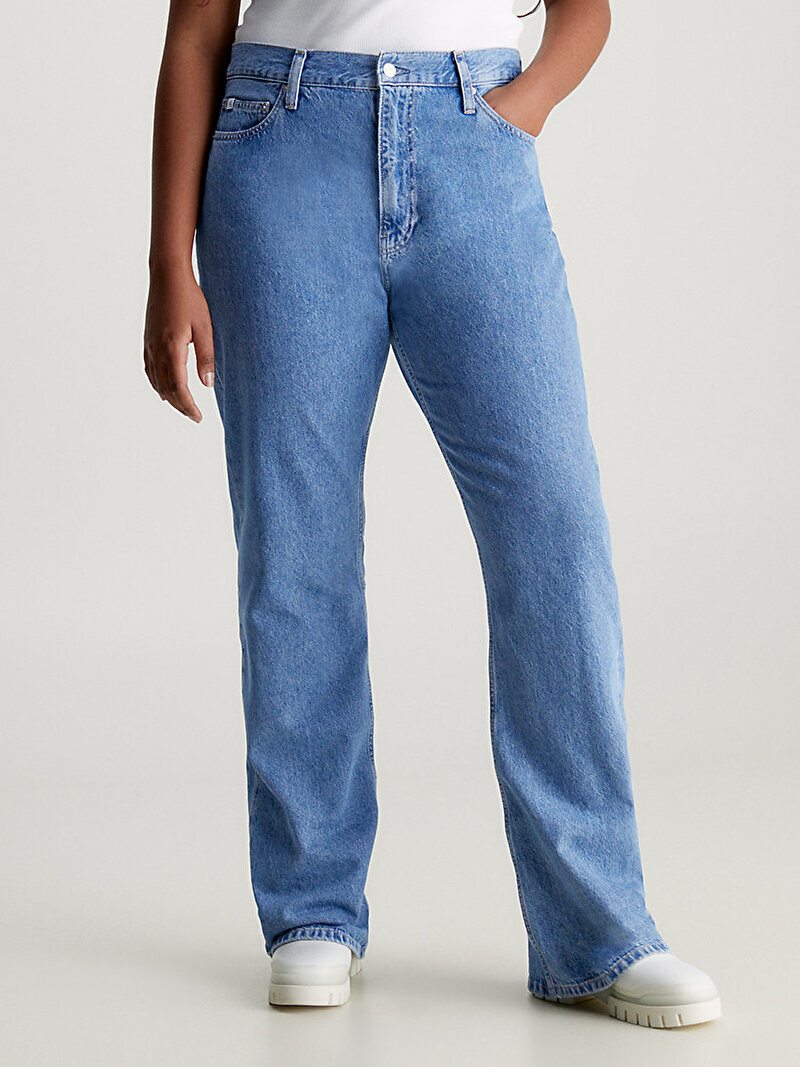 Calvin Klein Mavi Renkli Kadın Authentic Bootcut Jean Pantolon